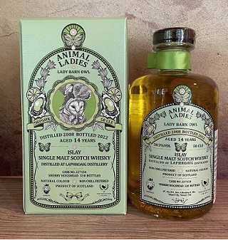 ウイスキーファインド　アニマル　レイディズ　レディバーン　ラフロイグ2008　14年　58.5度　500ｍｌ　正規品