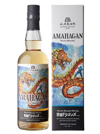 長濱蒸留所　アマハガン ワールドブレンデッド　空挺ドラゴンズ　47度　700ｍｌ　正規品