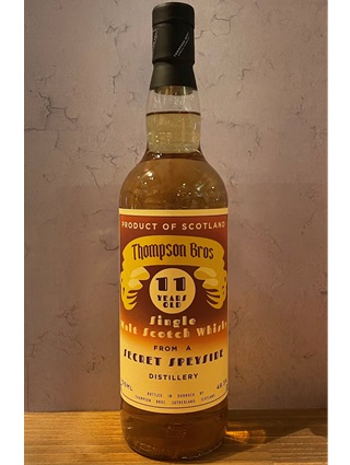 ドーノッホ蒸留所トンプソンブラザーズ　シークレットスペイサイド2011　11年　48.5度　700ｍｌ　正規品