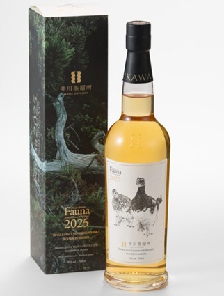 井川蒸溜所シングルモルトデッサンシリーズ ファウナ2025　53度　700ｍｌ　正規品