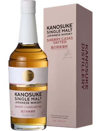嘉之助蒸留所　嘉之助 シングルモルト　SHERRY CASKS VATTED（シェリーカスク　ヴァッテッド）　48度　700ml　正規品