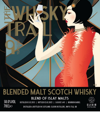 ウイスキートレイル　フラッパーズ　ブレンデッドアイラモルト2013　バーボンバレル　58度　700ｍｌ　正規品
