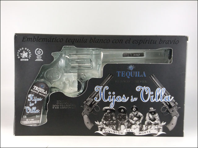 ヒオス デ ヴィラ リボルバー テキーラ・ブランコ ショットグラス2個
