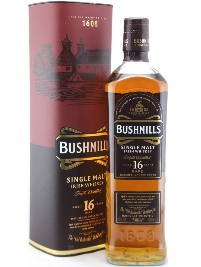ブッシュミルズ シングルモルト16年 40度 700ml 並行輸入品 世界のお酒 六本木鈴酒
