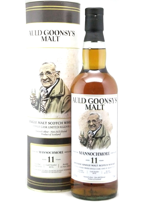 グローバルウイスキー　オールドグーンシーズモルト　マノックモア2010　11年　1st Fill Sherry Hogshead Finish　48度　700ｍｌ　正規品