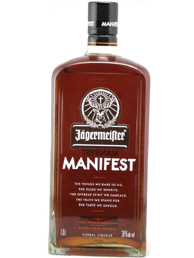 イエガーマイスター　マニフェスト　38度　1000ｍｌ　並行輸入品