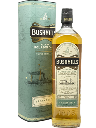 ブッシュミルズ　スチームシップ　バーボンカスク　1L　40度　1000ｍｌ　並行輸入品
