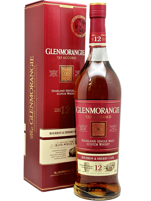 グレンモーレンジ12年　アコード　43度　1000ｍｌ　並行輸入品