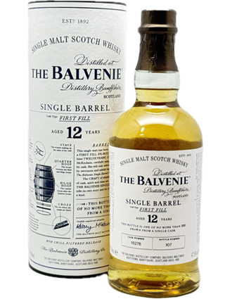 バルヴェニー12年　シングルバレルファーストフィル　47度　700ｍｌ　並行輸入品