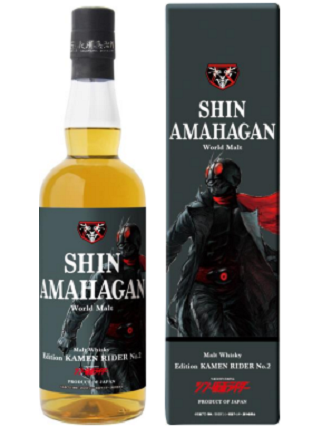 長濱蒸留所　シン・アマハガン ワールドモルト エディション 仮面ライダー第２号　47度　700ｍｌ　正規品