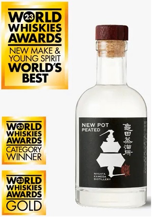 新潟亀田蒸留所 新潟亀田ニューポット Peated 60度 200ml 正規品【お一  