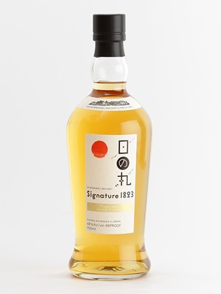 木内酒造 八郷蒸留所 日の丸ウイスキー SIGNATURE 1823 48度 700ml 正規品