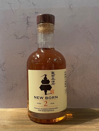 新潟亀田蒸留所　新潟亀田ニューボーン2年　55度　200ml　正規品