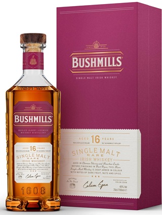 ブッシュミルズ　シングルモルト16年　40度　700ｍｌ　並行輸入品