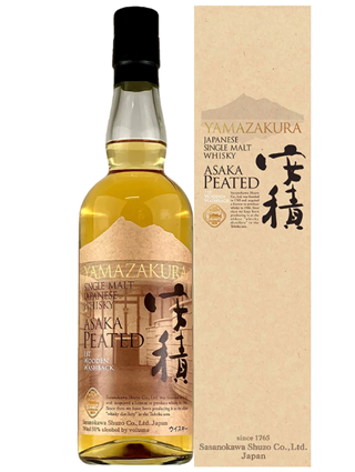 安積蒸留所　YAMAZAKURA シングルモルト　Asaka 安積 ピーテッド 1st Wooden Washback　50度　700ｍｌ　正規品