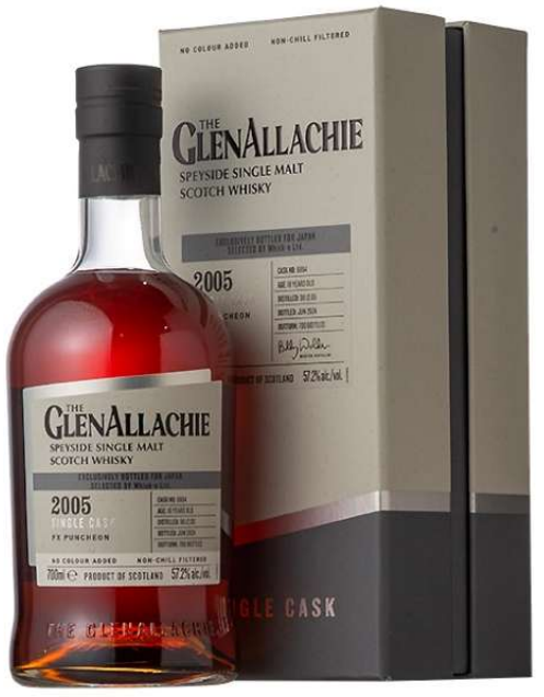 グレンアラヒー2005　18年　PXシェリーパンチョン　57.2度　700ｍｌ　正規品