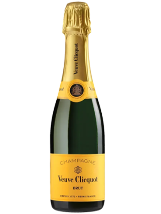 ヴーヴクリコ　ブリュット　ハーフ　箱なし　12度　375ｍｌ　正規品