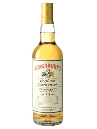 キングスバリー　オリジナル復刻版　ミルトンダフ2009　15年　59.8度　700ｍｌ　正規品