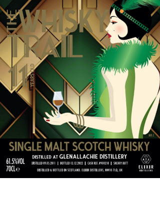 ウイスキートレイル フラッパーズ グレンアラヒー2011 シェリーバット 61.5度 700ml 正規品