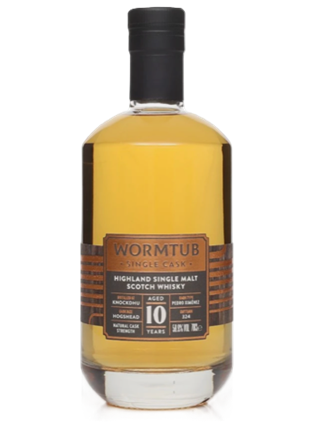 ワームタブ シングルカスク ノックデゥー10年 58.9度 700ml 正規品