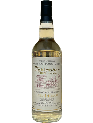 クライヌリッシュ 2012 14年 Highlander Inn 秩父店 7周年記念ボトル　56.8度　700ｍｌ　正規品