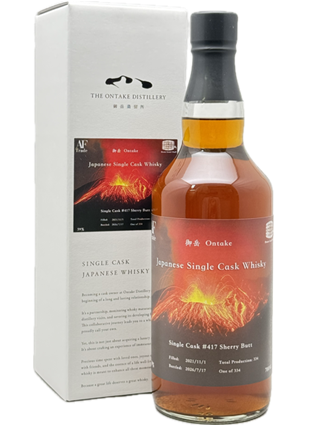 御岳蒸留所　御岳　2021　4年　シングルカスク#417 AF Trade　59度　700ｍｌ　正規品