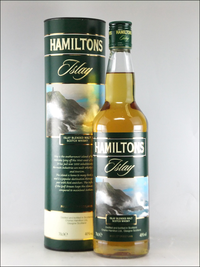 ハミルトン アイラモルト 40度 700ｍｌ 並行輸入品 世界のお酒 六本木鈴酒