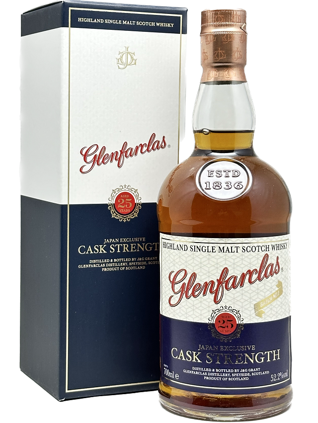 グレンファークラス25年　カスクストレングス　52.2度　700ml　正規品