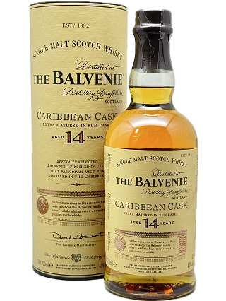 バルヴェニー14年　カリビアンカスク　43度　700ｍｌ　並行輸入品
