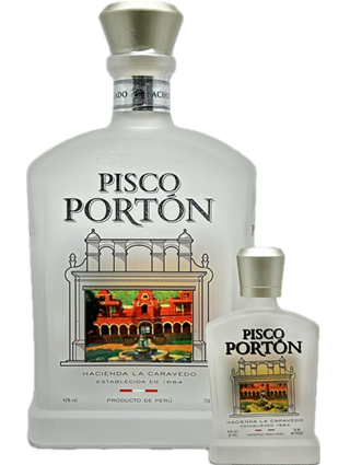 ピスコ ポルトン　アチョラード　ミニボトル　モストベルデ　43度　50ｍｌ　正規品