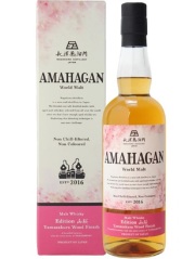長濱蒸留所　アマハガン　ワールドモルトエディション　山桜ウッドフィニッシュ