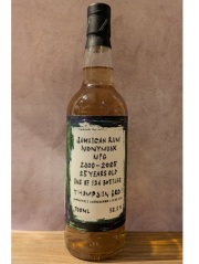 ドーノッホ蒸留所トンプソンブラザーズ　MONYMUSK MPG 25年　ジャマイカンラム　53.5度　700ｍｌ　正規品