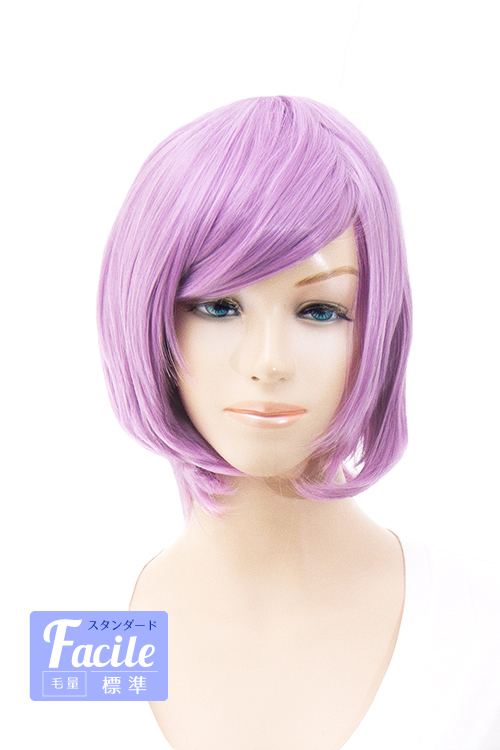 サックスブルー】ミディアム【コスプレウィッグ】【高温耐熱!!高