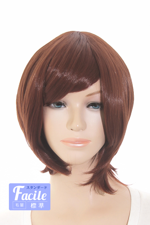 マロンブラウン】[コスプレ ウィッグ]ショートボブ改【高温耐熱!!高