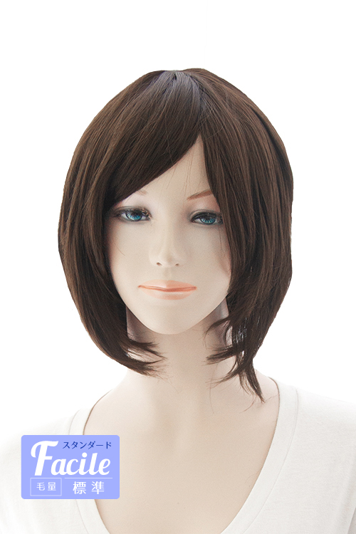 ショートレイヤーレッドブラウン マロンブラウン】【コスプレウィッグ】ショートレイヤー改【高温