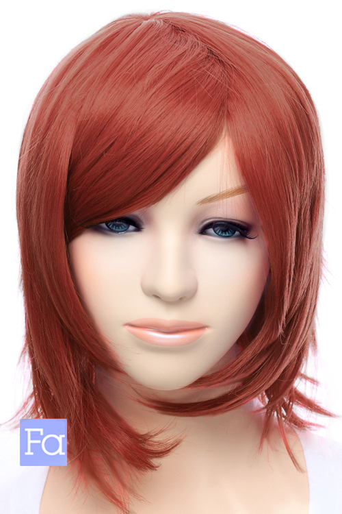 ブラックブラウン】【コスプレウィッグ】ショートレイヤー改