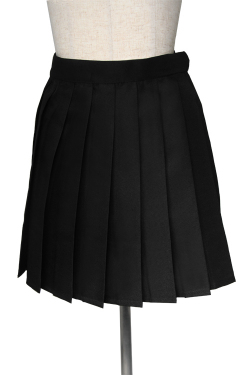 プリーツスカート/ブラック 黒 S～LL /アパレル 4000-4-bk