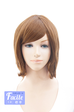 セピアブラウン コスプレ ウィッグ ショートボブ改 高温耐熱 高品質コスプレ フルウィッグ Wig Bo 12 Ka