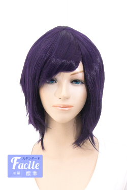 コスプレウィッグ ショートレイヤー バイオレット