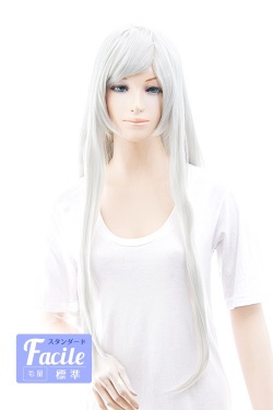 【ホワイトアッシュ】ロングストレート lo-1001a