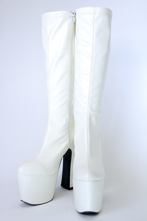 プレーンソフトブーツ 白 コスプレブーツ Swallowtail Original