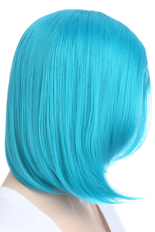 サイバーグリーン】ミディアム【コスプレウィッグ】【高温耐熱!!高品質