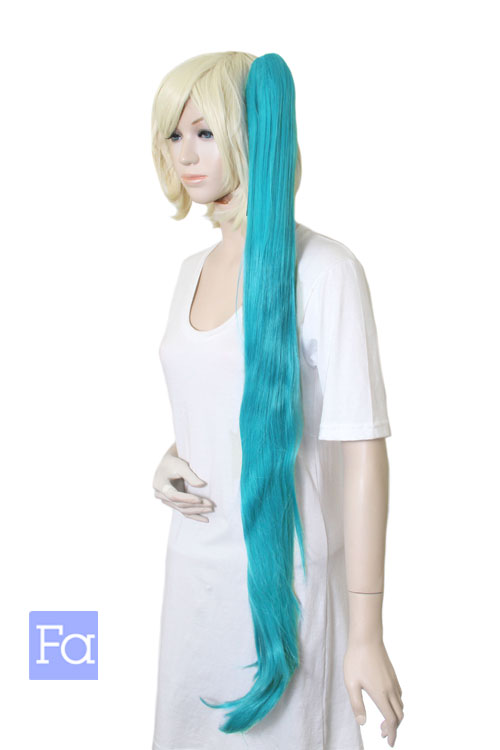 サイバーグリーン】[コスプレウィッグ]バンス【高温耐熱!!高品質