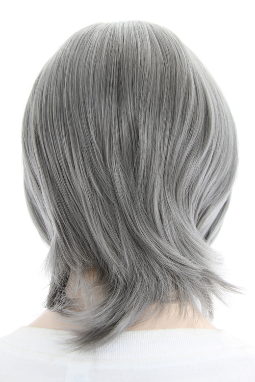 ダークグレー】[コスプレ ウィッグ]ショートボブ改【高温耐熱!!高品質
