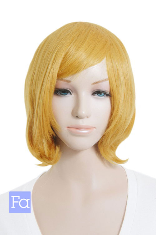サンシャインイエロー】[コスプレ ウィッグ]ショートボブ【高温耐熱