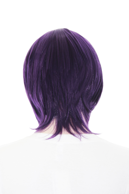 ダークバイオレット】[コスプレ ウィッグ]ショートボブ改【高温耐熱