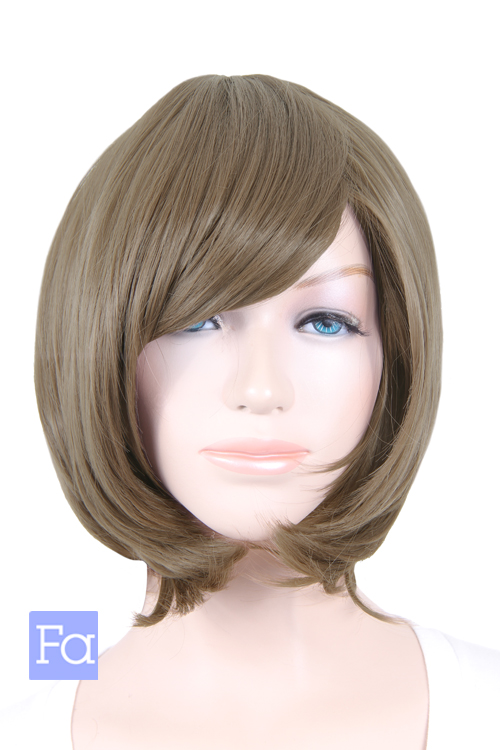 ブラウンショートボブウィッグ AQUADOLL ウィッグ ショート ボブ フルウィッグ ショートボブ