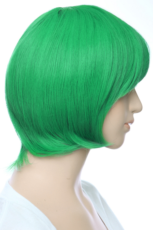 061【エメラルドグリーン】[コスプレ ウィッグ]ショートボブ改【高温
