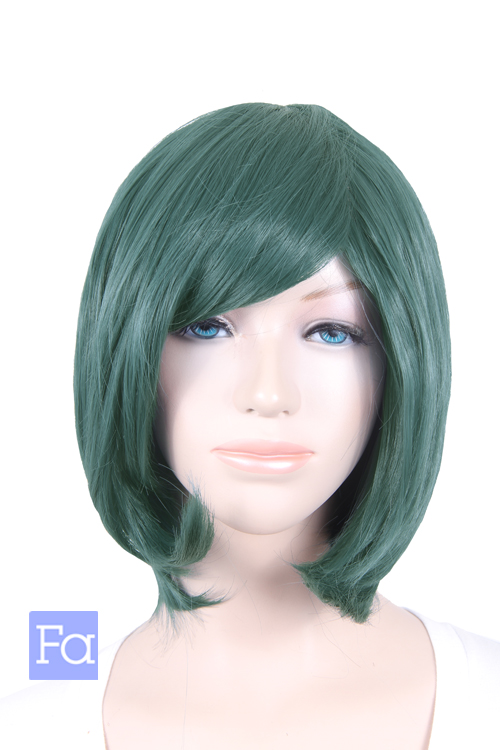 アンティークグリーン】[コスプレ ウィッグ]ショートボブ改【高温耐熱