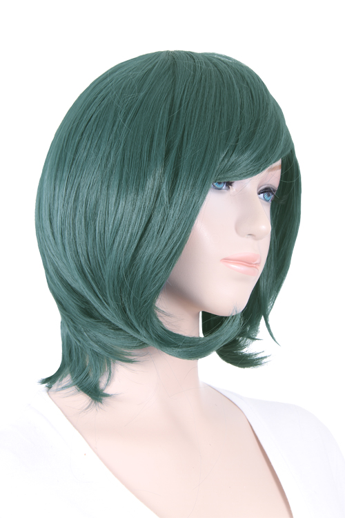 アンティークグリーン】[コスプレ ウィッグ]ショートボブ改【高温耐熱